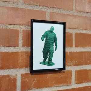The Jacka Bay Area Hip Hop Plastic Army Man Framed Art Print By Neon Nicho